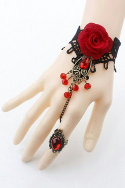 Украшение на руку Medeia с бусинками и колечком