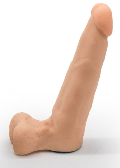 Фаллоимитатор телесного цвета на трусиках с плугом - 16,5 см. Фаллоимитатор телесного цвета на трусиках с плугом - 16,5 см.