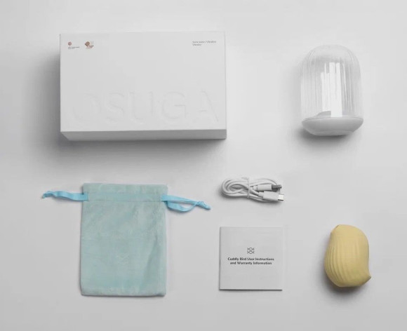 Желтый вакуум-волновой стимулятор с вибрацией и базой-ночником Cuddly Bird Желтый вакуум-волновой стимулятор с вибрацией и базой-ночником Cuddly Bird