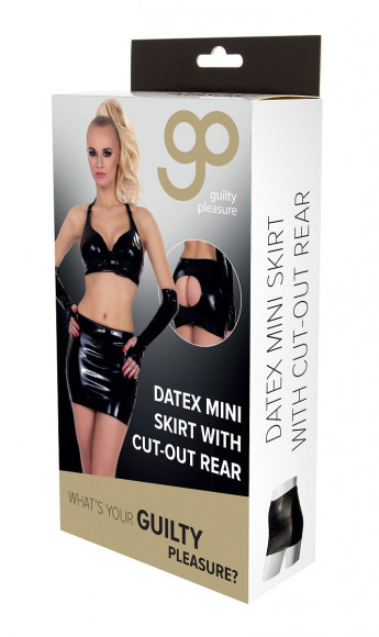 Мини-юбка с окошком сзади Datex Mini Skirt with Cut-out Rear