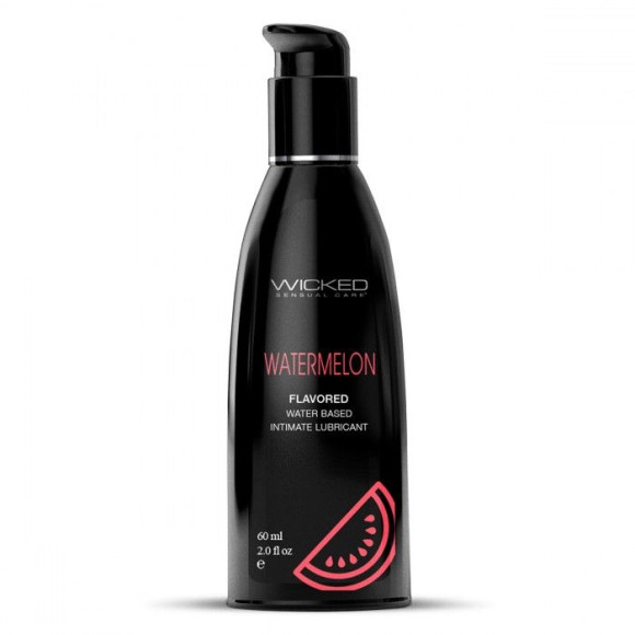 Лубрикант на водной основе с ароматом арбуза Wicked Aqua Watermelon - 60 мл. Лубрикант на водной основе с ароматом арбуза Wicked Aqua Watermelon - 60 мл.