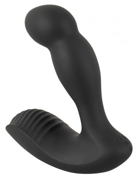 Черный вибростимулятор простаты RC Prostate Massager - 13,1 см.