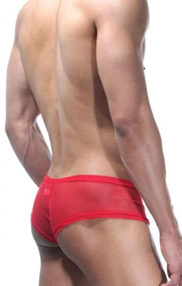 Мужские трусы-хипсы с контрастной вставкой Мужские трусы-хипсы с контрастной вставкой