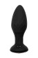 Черная анальная вибровтулка Tucana с ротацией и управлением через приложение - 12 см.
