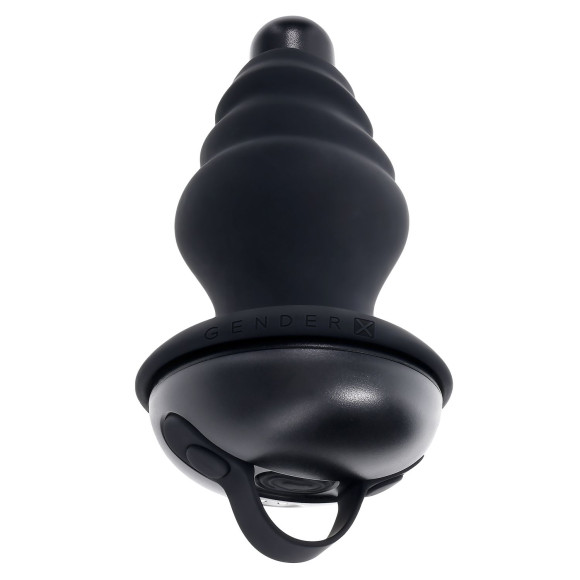 Черный вибростимулятор со съёмной насадкой Echo - 15,3 см. Черный вибростимулятор со съёмной насадкой Echo - 15,3 см.