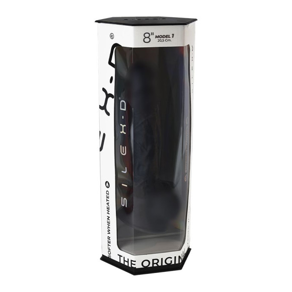 Черный фаллоимитатор SILEXD Model 1 - 20,5 см. Черный фаллоимитатор SILEXD Model 1 - 20,5 см.