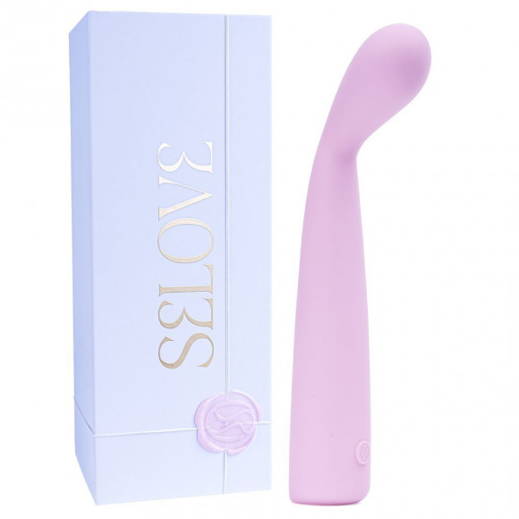 Розовый изогнутый вибратор Selove TouchBend SE100 - 17,5 см.