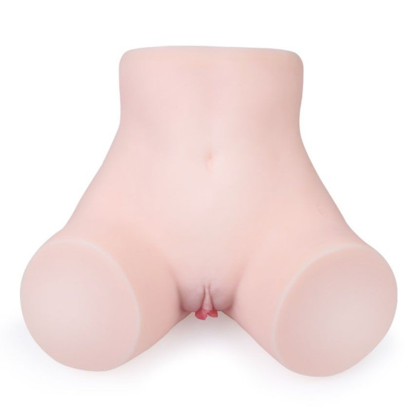 Телесный мастурбатор-полуторс с двумя функциональными отверстиями Телесный мастурбатор-полуторс с двумя функциональными отверстиями