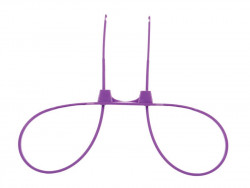 Фиолетовые пластиковые наручники Zip Tie Cuffs