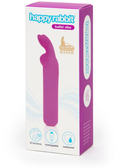 Лиловая вибропуля с ушками Rechargeable Rabbit Ears Bullet Vibrator Лиловая вибропуля с ушками Rechargeable Rabbit Ears Bullet Vibrator