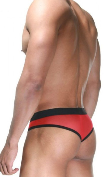 Красно-черные мужские трусы-тонги Красно-черные мужские трусы-тонги