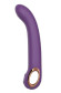 Фиолетовый силиконовый вибратор - 22,1 см.