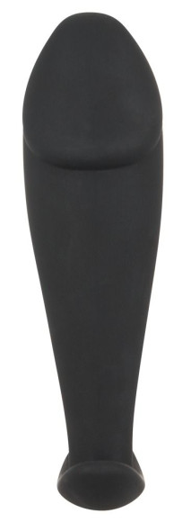 Черная фаллическая анальная втулка - 10 см. Черная фаллическая анальная втулка - 10 см.