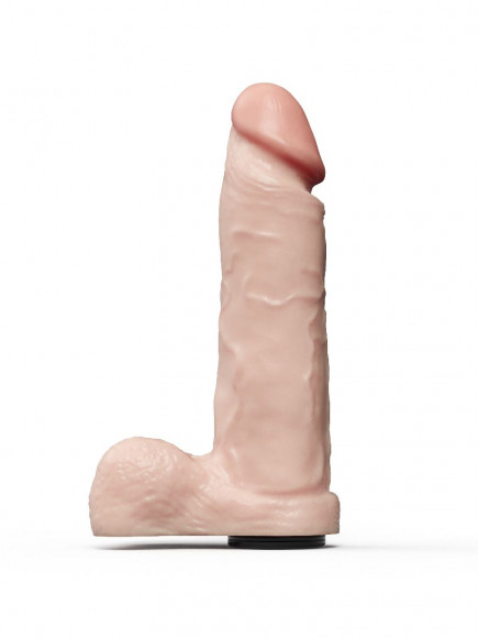 Фаллическая насадка Харнесс UNICOCK 8  с вибрацией - 20 см.