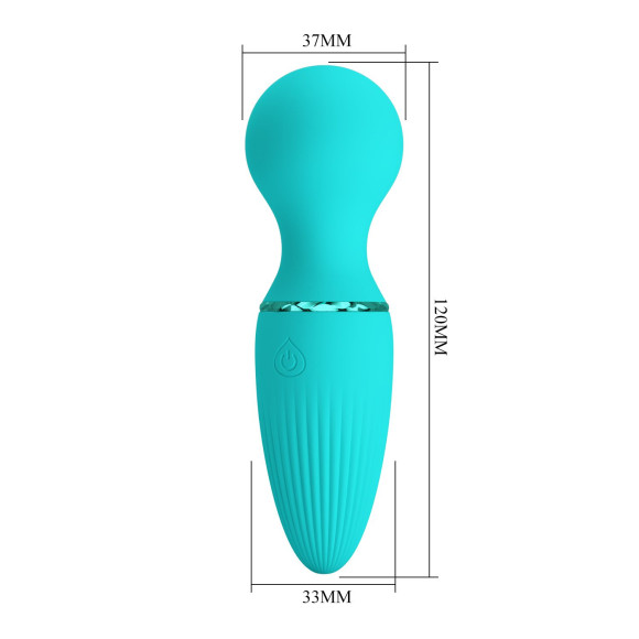 Аквамариновый мини-wand Dwayne - 12 см. Аквамариновый мини-wand Dwayne - 12 см.