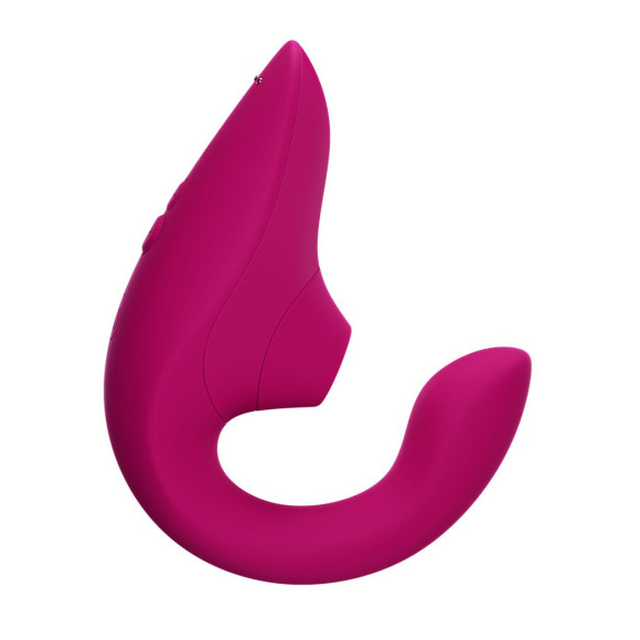 Малиновый вибромассажер для двойной стимуляции Womanizer Blend Малиновый вибромассажер для двойной стимуляции Womanizer Blend