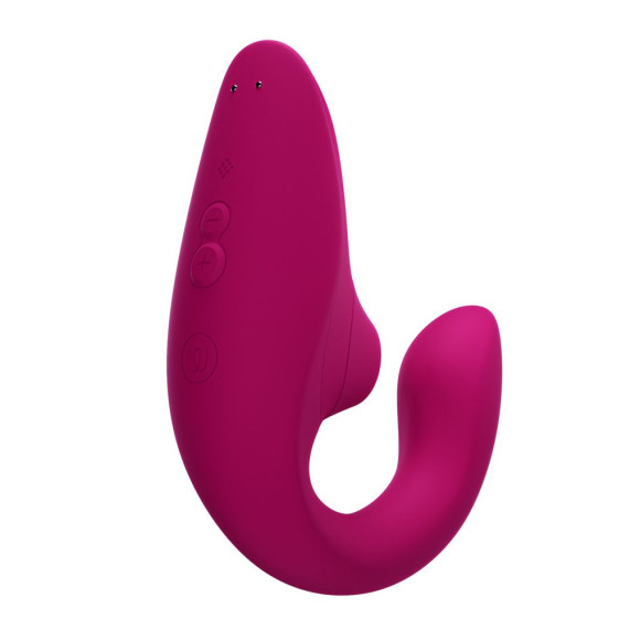 Малиновый вибромассажер для двойной стимуляции Womanizer Blend Малиновый вибромассажер для двойной стимуляции Womanizer Blend