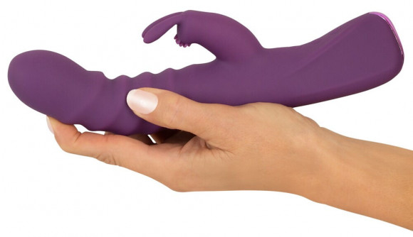 Фиолетовый вибратор-кролик 2 Function Rabbit Vibrator - 23,7 см.