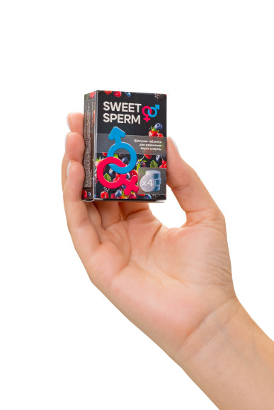 Шипучие таблетки для мужчин Sweet Sperm для изменения вкуса спермы (4 шт. по 0,5 гр.) Шипучие таблетки для мужчин Sweet Sperm для изменения вкуса спермы (4 шт. по 0,5 гр.)