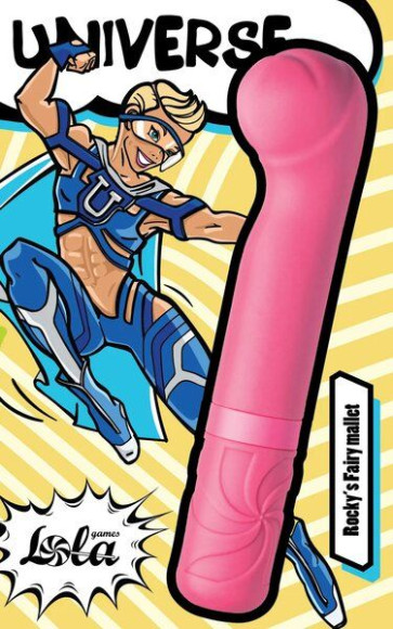 Розовый мини-вибратор Rocky’s Fairy Mallet - 14,7 см. Розовый мини-вибратор Rocky’s Fairy Mallet - 14,7 см.