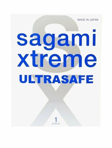 Презерватив Sagami Xtreme Ultrasafe с двойным количеством смазки - 1 шт. Презерватив Sagami Xtreme Ultrasafe с двойным количеством смазки - 1 шт.
