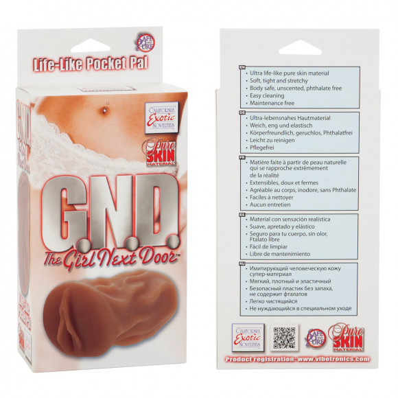 Мастурбатор-вагина G.N.D. The Girl Next Door Brown Мастурбатор-вагина G.N.D. The Girl Next Door Brown