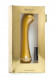 Вибратор для стимуляции точки G The Zircon Gold - 16,7 см.