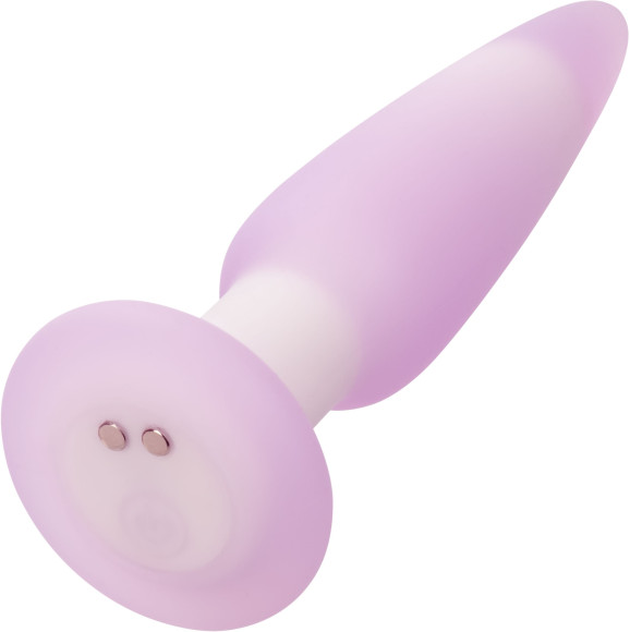 Сиреневая анальная пробка Slender Probe с вибрацией - 11,5 см. Сиреневая анальная пробка Slender Probe с вибрацией - 11,5 см.