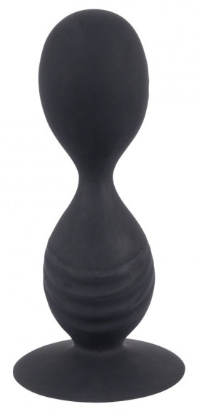 Анальные шарики на жесткой сцепке Backdoor Friend Double