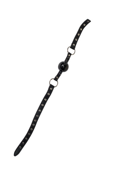 Черный кляп-шарик Bare с шипами Черный кляп-шарик Bare с шипами