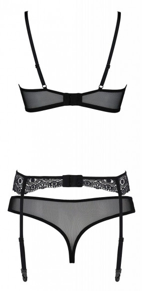 Пикантный комплект белья Zinnia с поясом для чулок