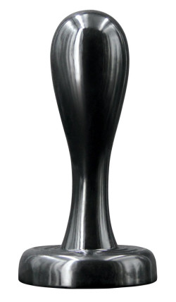 Черная анальная пробка Bowler Plug MD - 11 см. Черная анальная пробка Bowler Plug MD - 11 см.