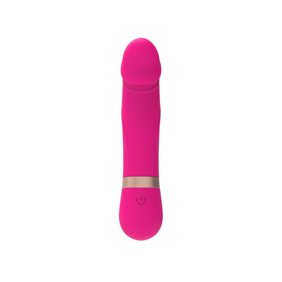 Розовый мини-вибратор с загнутой головкой Dildo Vibe - 11,7 см. Розовый мини-вибратор с загнутой головкой Dildo Vibe - 11,7 см.