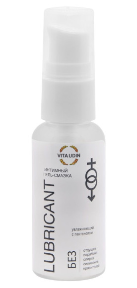 Интимный гель-смазка на водной основе VITA UDIN - 30 мл. Интимный гель-смазка на водной основе VITA UDIN - 30 мл.
