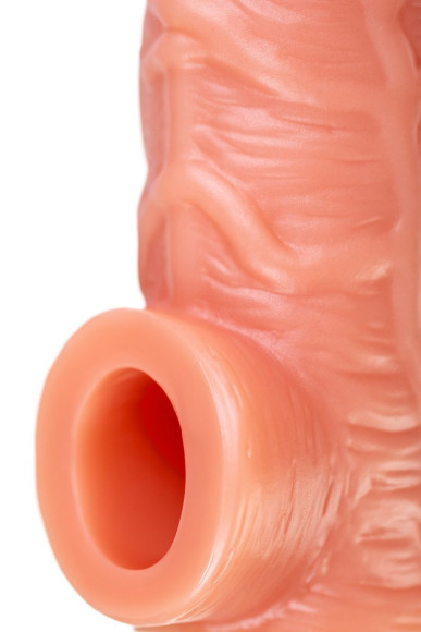 Телесная насадка на фаллос с отверстием для мошонки Cock Sleeve 001 Size L - 17,6 см. Телесная насадка на фаллос с отверстием для мошонки Cock Sleeve 001 Size L - 17,6 см.