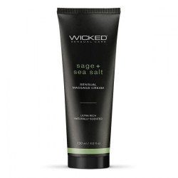 Массажный легкий крем WICKED Sage plus Sea Salt - 120 мл. Массажный легкий крем WICKED Sage plus Sea Salt - 120 мл.