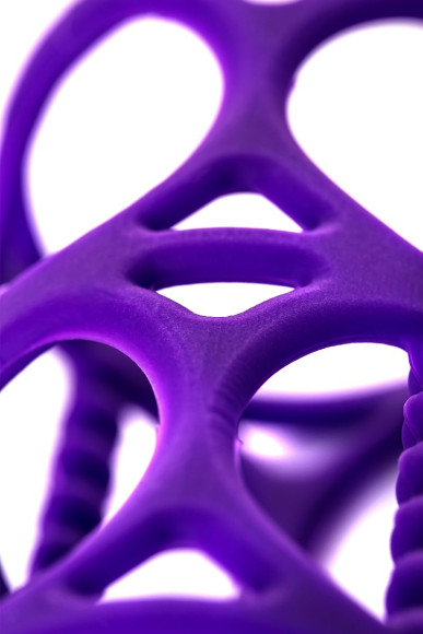 Фиолетовая насадка-сетка на член Фиолетовая насадка-сетка на член