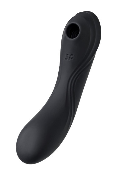 Черный вакуум-волновой вибростимулятор Satisfyer Curvy Trinity 4 Черный вакуум-волновой вибростимулятор Satisfyer Curvy Trinity 4