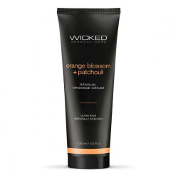 Массажный легкий крем WICKED Orange Blossom plus Patchouli - 120 мл. Массажный легкий крем WICKED Orange Blossom plus Patchouli - 120 мл.