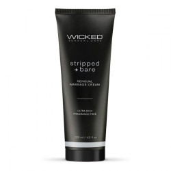 Массажный легкий крем WICKED Stripped plus Bare - 120 мл. Массажный легкий крем WICKED Stripped plus Bare - 120 мл.