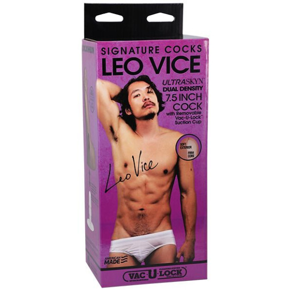 Телесный фаллоимитатор на съемной присоске Signature Cocks Leo Vice - 19,1 см. Телесный фаллоимитатор на съемной присоске Signature Cocks Leo Vice - 19,1 см.