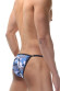 Синие камуфляжные трусы-танга Синие камуфляжные трусы-танга