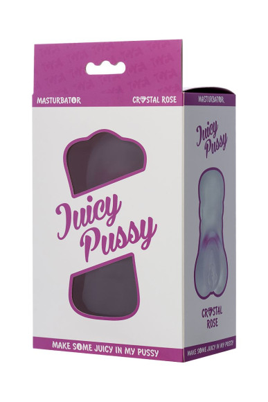 Прозрачный реалистичный мастурбатор Juicy Pussy Crystal Rose Прозрачный реалистичный мастурбатор Juicy Pussy Crystal Rose