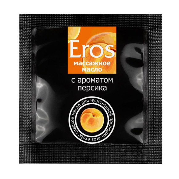 Саше массажного масла Eros exotic с ароматом персика - 4 гр. Саше массажного масла Eros exotic с ароматом персика - 4 гр.