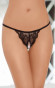 Кружевные трусики-стринг с разрезиком Кружевные трусики-стринг с разрезиком