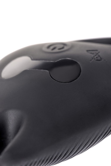 Чёрное эрекционное виброкольцо Erotist из силикона Чёрное эрекционное виброкольцо Erotist из силикона