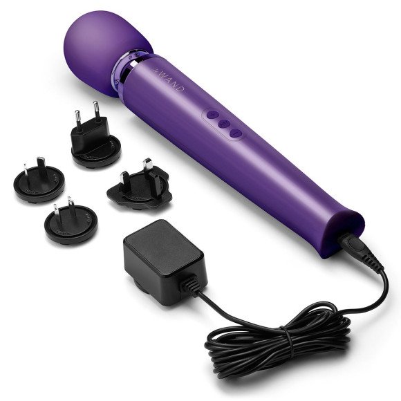 Фиолетовый вибратор Le Wand Rechargeable Vibrating Massager - 34 см. Фиолетовый вибратор Le Wand Rechargeable Vibrating Massager - 34 см.