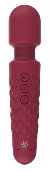 Красный вибромассажер Dashing Wand - 21 см. Красный вибромассажер Dashing Wand - 21 см.