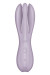 Сиреневый клиторальный вибромассажер Threesome 2