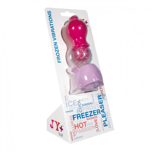 Розовый ледяной вибромассажер ICE VIBRATOR FREEZER PLEASER 